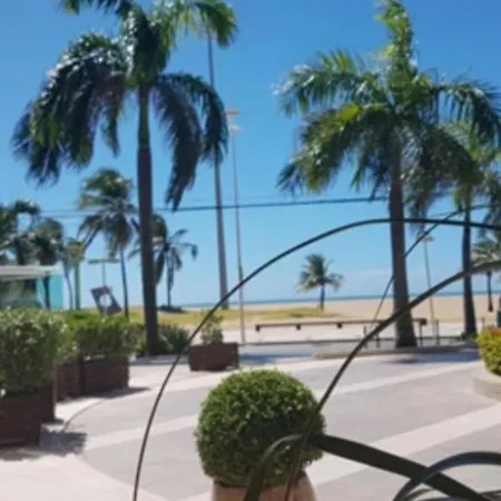 Apto 2q Atlantic Ocean Beira Mar Apartamento